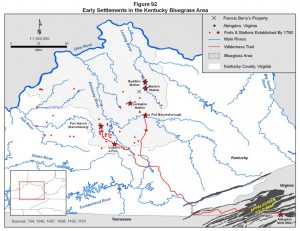 Early Kentucky Map