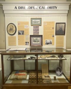 A Dreadful Calamity exhibit wall