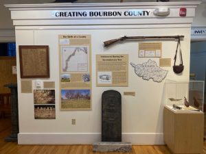 Creating Bourbon County exhibit wall